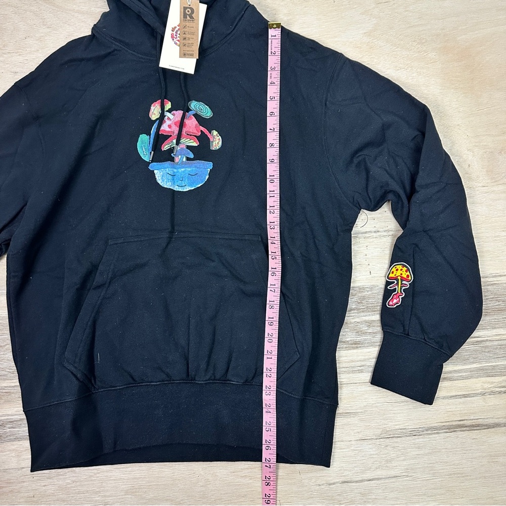 Element Black Hoodie with Mushroom Graphic NWT - Picture 5 of 7